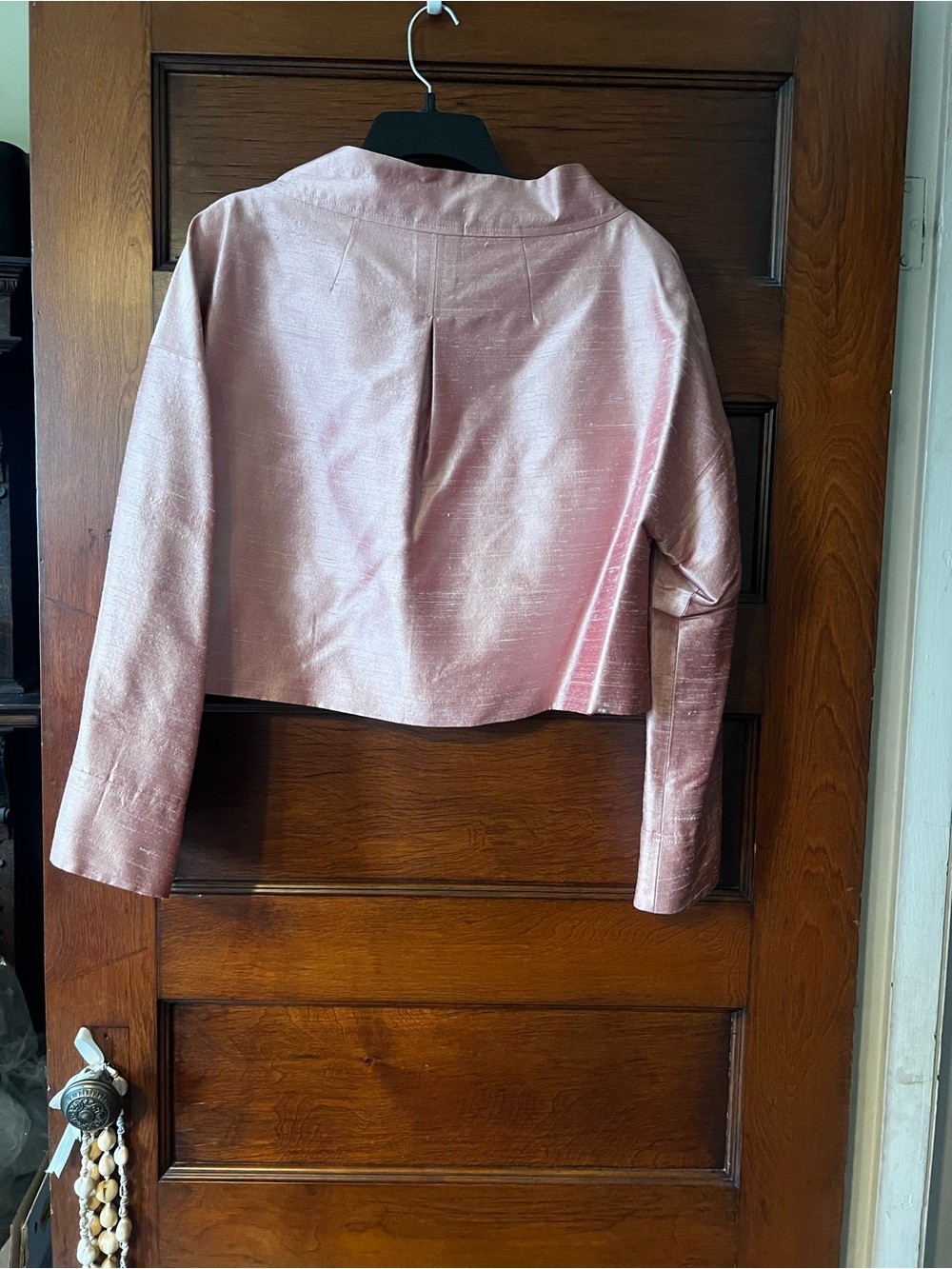 Ellen Tracy Rose Pink SilkTwo-Piece Skirt Set - Picture 3 of 16